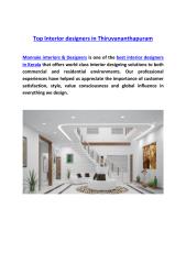 Top Interior designers in kozhikode.pdf